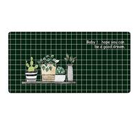 LIUJUAN Tapis De Souris Bureau Grand Tapis De Souris Épaissi Surdimensionné Littéraire Jeux De Garçons Et De Filles Mangent Le Tapis De Table De Clavier D'Ordinateur De Poulet-U_700X300Mm