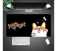 LIUJUAN Tapis De Souris Bureau Grand Tapis De Souris Jolie Fille Littéraire Super Grande Bâche Tapis De Souris Ins Vent Style Européen Simple-AA_800X400Mm_3 Mm