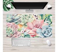 LIUJUAN Tapis De Souris Bureau Grand Tapis De Souris Jolie Fille Littéraire Super Grande Bâche Tapis De Souris Ins Vent Style Européen Simple-Oui_800X400Mm_3 Mm