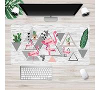 LIUJUAN Tapis De Souris Bureau Grand Tapis De Souris Jolie Fille Littéraire Super Grande Bâche Tapis De Souris Ins Vent Style Européen Simple-V_900X400Mm_3 Mm