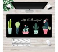 LIUJUAN Tapis De Souris Bureau Grand Tapis De Souris Jolie Fille Littéraire Super Grande Bâche Tapis De Souris Ins Vent Style Européen Simple-X_800X400Mm_3 Mm