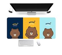 LIUJUAN Tapis De Souris Bureau Grand Tapis De Souris Mignon Surdimensionné Épaissi Coussin De Bureau D'Ordinateur Étanche Étudiant Écrit Clavier De Bureau-Oui_750X300Mm_3,5 Mm