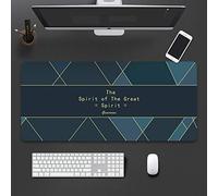 LIUJUAN Tapis De Souris Bureau Grand Tapis De Souris Simple Jeu De Bureau Surdimensionné Clavier De Dessin Animé Masculin Personnalité Créative Tablette De Bureau-S_900X400Mm_3 Mm