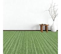 LIUJYUAN Moquette Aiguilletée 100 x 730 cm Isolation Contre Le Froid et Insonorisant Tapis Salon Facile d'entretien, Couleur Unie pour Salon, Chambre, Cuisine et Chambre d'enfant, Vert