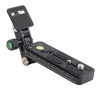 Liukouu Support de téléobjectif, Plaque de libération Rapide Support de Support de caméra Longue focale pour Appareil Photo Reflex numérique à rotule sur trépied(F120-38)