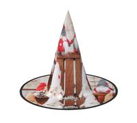 Liulannq Chapeau de sorcière de Noël pour homme, convient pour créer une atmosphère festive et des jeux de rôle, des activités et des spectacles.