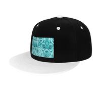 Liulannq Chapeau hip-hop multicolore rose turquoise, convient pour les adultes et les enfants, hommes et femmes, chapeaux d'ambiance amusants., blanc, Taille unique