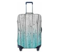Liulannq Fond en bois très élastique pour valise, qui décore et protège votre valise de la poussière et des rayures., Noir , M