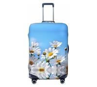 Liulannq Housse de protection élastique pour valise, décoration et protection de votre valise de la poussière et des rayures., Noir , L