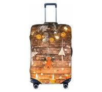 Liulannq Housse de protection très élastique pour valise, décore et protège votre valise de la poussière et des rayures., Noir , XL