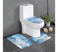 Liulannq Lot de 3 tapis de ski antidérapants en flanelle, doux et doux pour la peau, absorbant et antidérapant, facile à entretenir. Profitez de chaque seconde de chaleur.