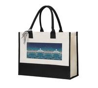 Liulannq Magical Nights Sac à main élégant pour femme avec coutures en toile