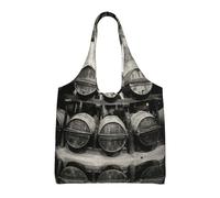 Liulannq Sac à main en toile de transport à une épaule, couleur respectueuse de l'environnement, peut être réutilisé, super durable et lavable.