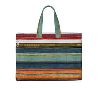 Liulannq Sacs à main en toile arc-en-ciel, sacs à main portables pour bureau et affaires, kits d'étude, sacs de rangement, super durables.