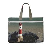 Liulannq Sacs à main portables en toile pour bureau et affaires, trousse d'étude, sacs de rangement, super durables.