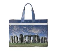 Liulannq Sky And Stone Sacs à main portables en toile pour bureau et affaires, kits d'étude, sacs de rangement, super durables.