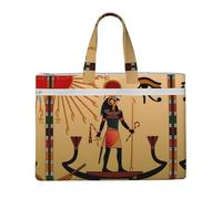 Liulannq Sun Old Sacs à main en toile égyptienne intemporelle pour bureau et affaires, sacs à main portables, kits d'étude, sacs de rangement, super durables.