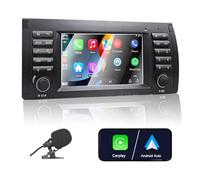 Liulbobu Autoradio für BMW E39 E53 5er X5 M5 Kompatibel Wireless Carplay & Android Auto, 7 Zoll Radio mit Touchscreen/Bluetooth/FM/AM/USB/DPS/RDS/Mirror Link