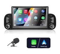 Liulbobu Car Radio for Fiat Panda 2013-2020 Compatible Wireless Carplay/Android Auto, Fiat Panda 7 inch Radio with Touchscreen/Bluetooth/FM/AM/USB/DSP/RDS/Mirror Link
