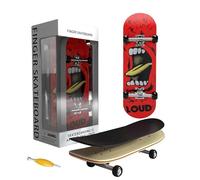 LIULINY Fingerboard Professionnel, 5 Couches érable Mini Skateboard, Monter Soi Même Finger Skate, pour Les Passionnés de Skateboard, Cadeaux d'anniversaire pour Enfants, Jeux et Jouets pour Enfants