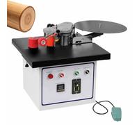 LIULIQ Plaqueuse De Chants Portable, Machine De 1200 W, Collage Double Face, Arrêt Automatique De La Bande, Contrôle Intelligent De La Température, Vitesse De Scellage Réglable, Guide-Chant Droit