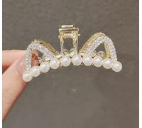 LiuliuBull 5pcs Version coréenne de la Poitrine Perle Capillaire captieu de Requin Tempéramment en épingle à Cheveux féminin féminin Coiffure Accessoires de Cheveux (Metal Color : MHM-01-07-00-002)