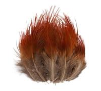 LiuliuBull Plumes de Faisan Paon Naturelles - Plumes d'autruche de qualité supérieure for la Broderie, l'artisanat, Les coiffes, la Petite décoration et la création de Bijoux(Black,50Pcs)