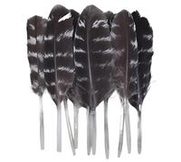 LiuliuBull Plumes de Faisan Paon Naturelles - Plumes d'autruche de qualité supérieure for la Broderie, l'artisanat, Les coiffes, la Petite décoration et la création de Bijoux(Light Purple,100Pcs)