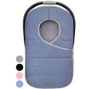 liuliuby Housses de siège auto d'hiver pour bébé garçon | Housse de siège auto pour bébé | Accessoires Doona | Auvent en polaire chaude et épaisse pour nourrissons et nouveau-nés par temps froid (bleu