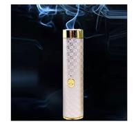 LIULIWEIFA Brule Encens Arabe Mini Encensoir Electrique Brûleur D'encens Portable Bakhoor Bruleur USB Rechargeable Diffuseur Polyvalent pour Le Ramadan Musulman Arabe,Silver a