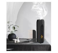 LIULIWEIFA Brûleur d'encens de Voiture électrique Rechargeable Arabe de Luxe Bakhoor Mini USB Type-C Power Charge Car Insence Bukhoor Burner,B22 Black