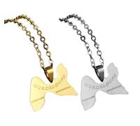 Liumarvexia Lot de 2 colliers de l'île de Guadeloupe pour femme - Collier avec pendentif carte de drapeau - Bijoux nationaux - Cadeaux pour hommes, 50cm, Acier inoxydable