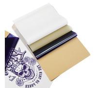 LIUMATE Papier de Transfert de Tatouage 50 Feuilles Stencil Tatouage Transfert, Tattoo Transfer Papier A4 Papier Pochoir Thermique pour Tatouage et Imprimantes Thermiques DIY