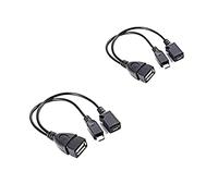 Liummrcy, 2 Pack USB Netzwerk Adaptateur TV Kabel Adaptateur Ethernet Adaptateur Fire TV Stick 4K Fire TV Stick Adaptateur USB Adaptateur Terminal de Port USB