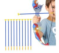 Liummrcy Arrows à Ventouse 10pcs flèches en Plastique pour Enfants 16,5 Pouces de tir à l'arc des Toys de Remplacement flèches pratiquer Jouet pour Enfants Adultes, ciblant Les flèches