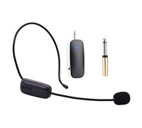 Liummrcy Casque de Microphone sans Fil UHF Amplificateur Vocal Casque pour Les Haut-parleurs de scène Teacher Wireless mic Casque, Casque d'enseignement sans Fil, Micro Casque pour Professeur,