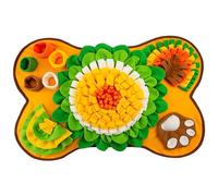 Liummrcy Chien alimentant Les Fournitures d'arrosage, Tapis de sniffle pour Chien 25x17 Pouces Grand maître de sniffle de Chien Lavable avec BB Squeaker Non Glissant Le Tapis d'alimentation
