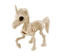 Liummrcy Décorations de fête d'halloween, Halloween Animal Skeleton Horse Bones Ornements Halloween Scene Props Party Decorations