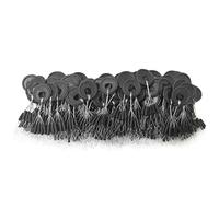 Liummrcy Float en Caoutchouc Stopper Fixage Rubber Bobber Perles Accessoires de pêche à Bouche, Bobber Perles Stopper 6 en 1 Pinker Ligne Stops Cylindre Ovale Stop L Black 600pcs