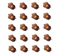 Liummrcy Glands artificiels Bricolage pour l'automne Affichage de Mariage des fêtes d'automne décoration Artisanat 20pcs, bacs de Bonbons de Jardin Miniature Sac de Lieu de Lieu Artisanat Artisanat