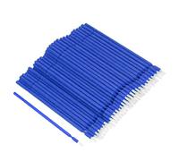 Liummrcy Micro Applicator Brosses Prosses de Soins dentaires jetables Extension du Mascara Wands Blue 100pcs Micro Applicator Brosses, Micro-Pinceau jetable, pinceaux d'extension de Cils jetables