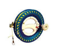 Liummrcy String de cerf-Volant avec Moulinet, Bobine de cerf-Volant, Enrouleur de Kite Winder Winding Reel Grip Roue avec Serrure Volante Verrouillage extérieur Accessoires de cerf-Volant