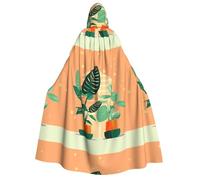 LiuMng Cape à capuche pour adulte - Cape à capuche unisexe avec imprimé tortue vert - Capes pour fêtes de fin d'année, costumes de cosplay