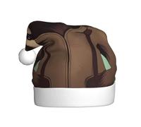 LiuMng Cartoon SlothClassic Chapeau de Père Noël chaud confortable Parfait pour les fêtes de fin d'année, décorations de Noël