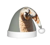 LiuMng Chapeau de Noël en alpaga unisexe en peluche classique - Doux et confortable - Pour le Nouvel An