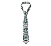LiuMng Cravate Octagon Building Holiday Christmas Cravates pour homme - Cravate formelle pour homme - Cravate pour homme pour le travail et le mariage