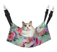 LiuMng Grand hamac pour chat - Lit réglable pour animal domestique, motif licorne rose, tapis de repos pour chaton et petits animaux