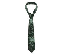 LiuMng Green Creeper Cravates de Noël pour homme - Cravate formelle pour homme - Cravate pour homme pour le travail et le mariage, noir, taille unique