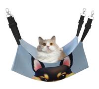 LiuMng Hamac pour chat de taille moyenne - Lit réglable pour animal domestique, motif carte d'amour fantaisie pour chiot, pour chaton et petits animaux
