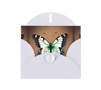 LiuMng Jolies cartes de vœux de vœux avec petit papillon pour toutes les occasions